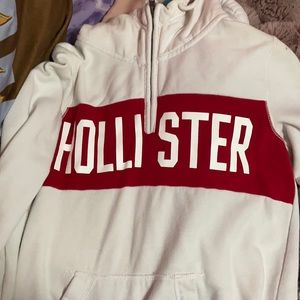 Hollister quarter zip hoodie